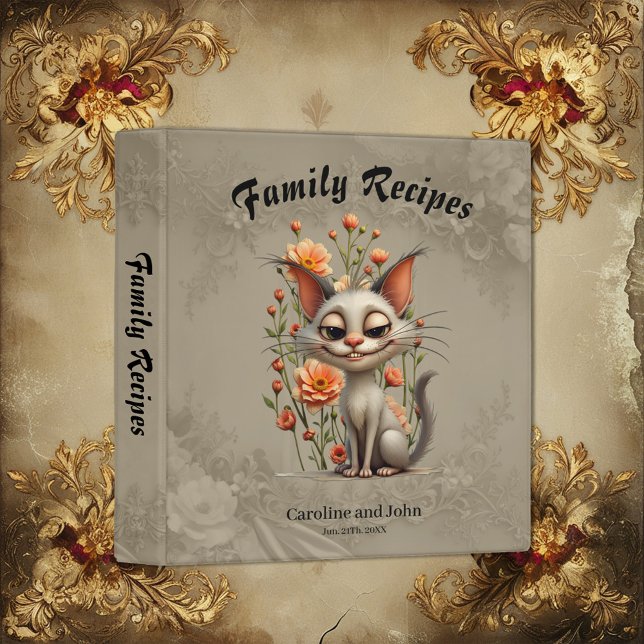 The mischievous cat  3 ring binder (Creator Uploaded)