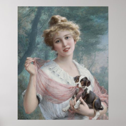 The Mischievous Puppy 1915 Emile Vernon Poster