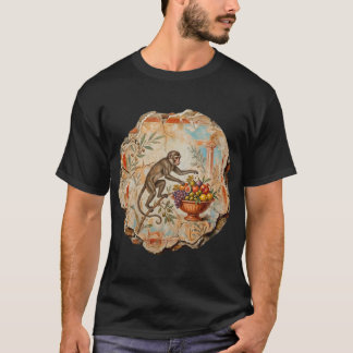 The Mischievous Simian: Pompei’s Fruit Thief  T-Shirt