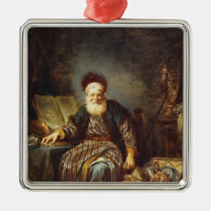 The Miser Metal Ornament