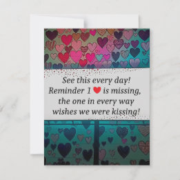 The Missing Heart Loves You Note Card
