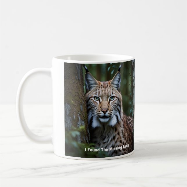 The Missing Lynx Coffee Mug (Left)