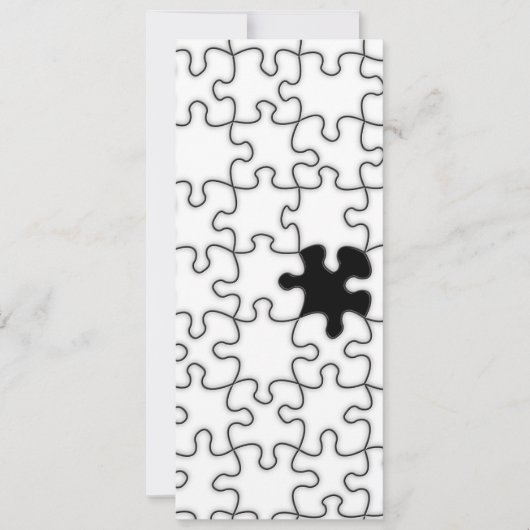 The Missing Puzzle Piece Pattern (Front)
