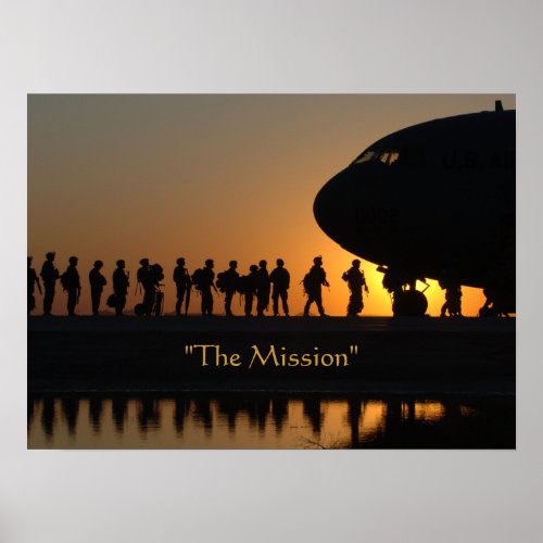 The Mission Military Soldiers Poster