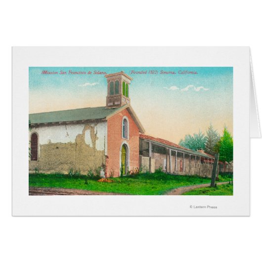 The Mission San Francisco de Solano Cards (Front Horizontal)