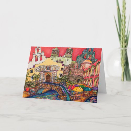 The Missions San Antonio Greeting Card