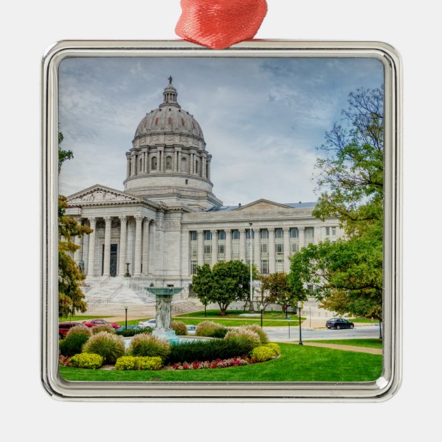 The Missouri Capitol Metal Ornament (Front)