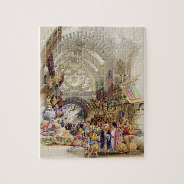 The Missr Tcharsky, or Egyptian Market, in Constan Jigsaw Puzzle (Vertical)
