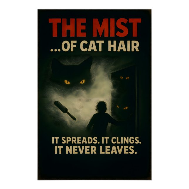 The Mist of Cat Hair Horror Parody  Poster (Front)
