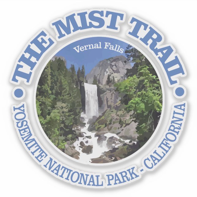 The Mist Trail Sticker (Front)