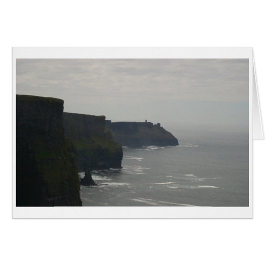 The Misty Cliffs of Moher Cards (Front Horizontal)