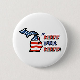 The Mitt for Mitt! Pinback Button