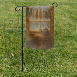 The Mitten Line – Warmth Waiting Inside Garden Flag