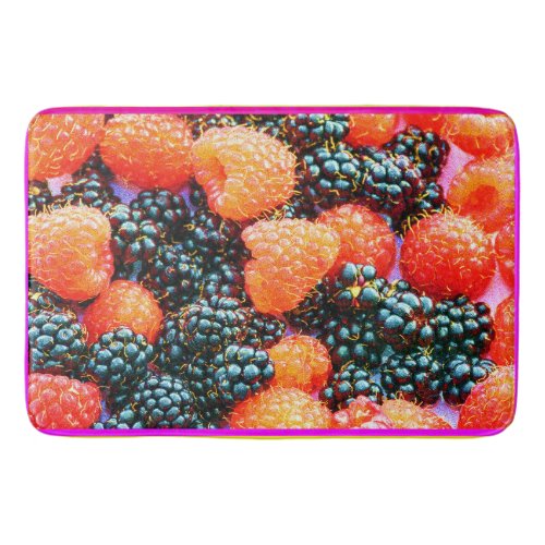 The Mix of Berries Cute Photo Buy Now Bath Mat