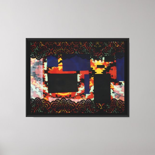 The Mixed Media Lace Up Volume 2 Canvas Print (Front)