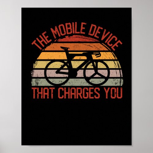The mobile device that your mountain bike downhill poster