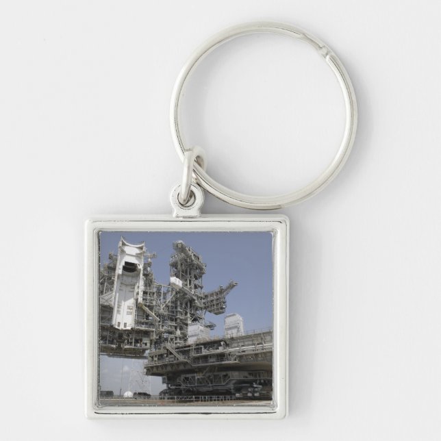 The mobile launcher platform is being moved keychain (Front)