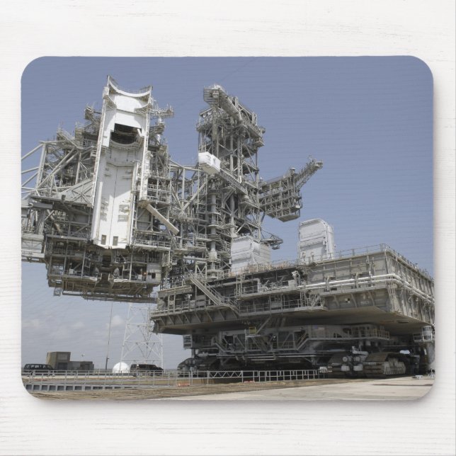 The mobile launcher platform is being moved mouse pad (Front)