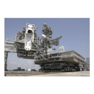 The mobile launcher platform is being moved photo print