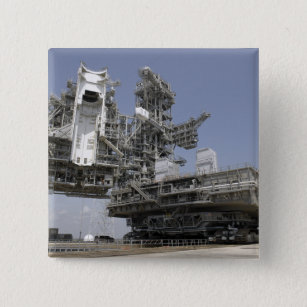 The mobile launcher platform is being moved pinback button