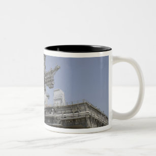 The mobile launcher platform is being moved Two-Tone coffee mug