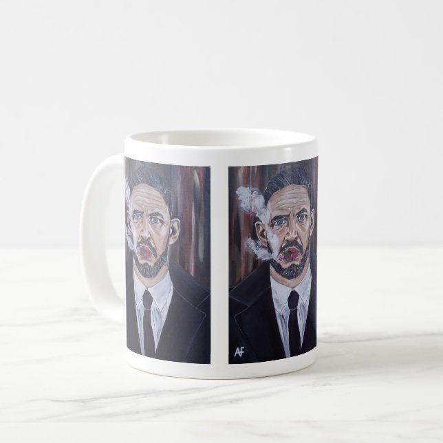 The Mobster Painting by Alfred Fox Coffee Mug (Front Left)