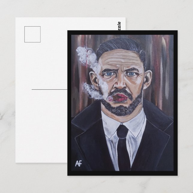 The Mobster Painting by Alfred Fox Postcard (Front/Back)