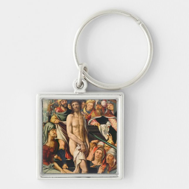 The Mocking of Christ Keychain (Front)