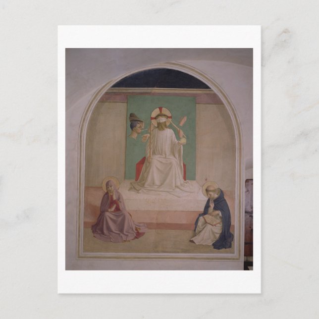 The Mocking of Christ with the Virgin and St. Domi Postcard (Front)