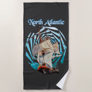 The Modern Atlantic Ocean Beach Towel