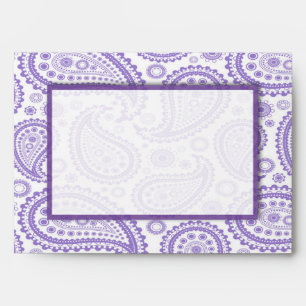 The Modern Paisley Wedding Collection - Purple Envelope