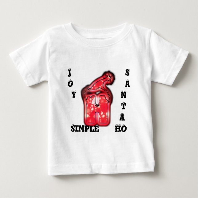 The Modern Santa Hat Collection. Baby T-Shirt (Front)