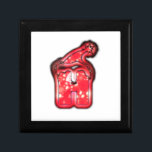 The Modern Santa Hat Collection. Keepsake Box<br><div class="desc">The Modern Santa Hat Collection. Step into a world of contemporary holiday charm with the Modern Santa Hat Collection, exclusively at the Achempong Zazzle store! This unique design features a modern and artistic take on a Santa hat, making it the perfect choice for those who love minimalist style with a...</div>
