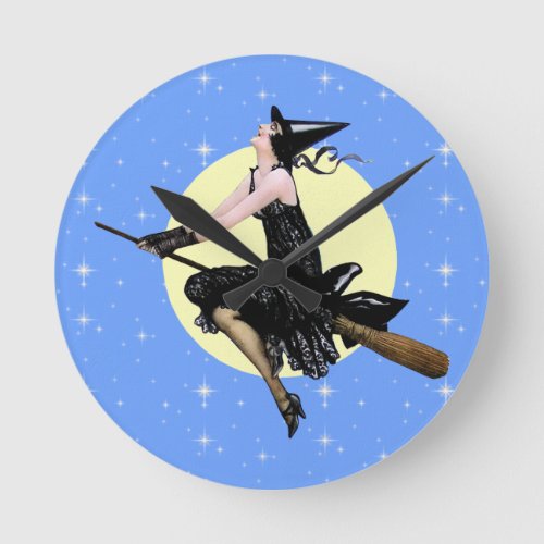 The Modern Witch Round Clock