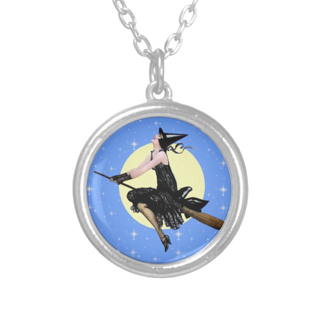 The Modern Witch Silver Plated Necklace (Front)