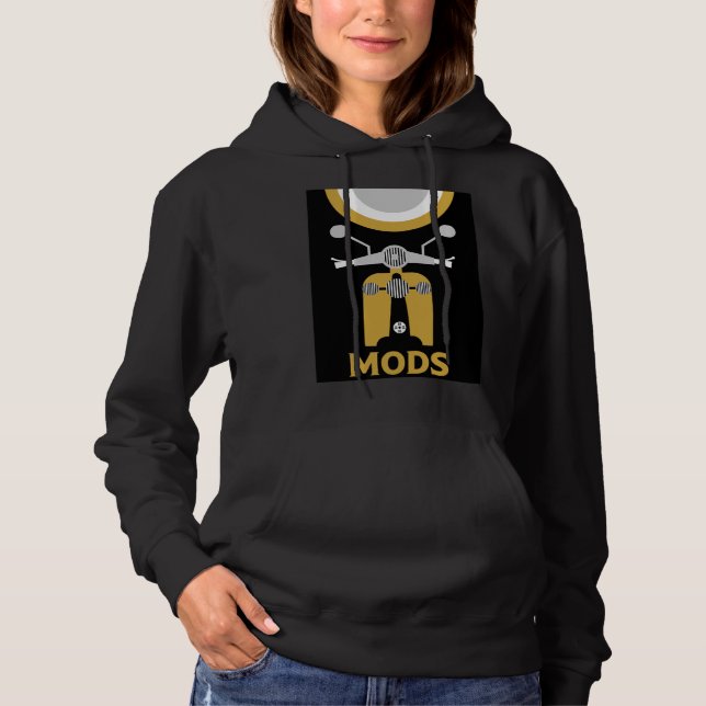 The Mods - Mods And Rockers - British Music  Hoodie (Front)