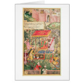 The Mogul Emperor Babur receives the envoys Uzbeg (Front)