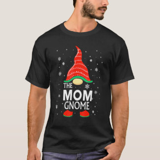 The Mom Gnome Family Christmas Pajama Mom Gnome T-Shirt