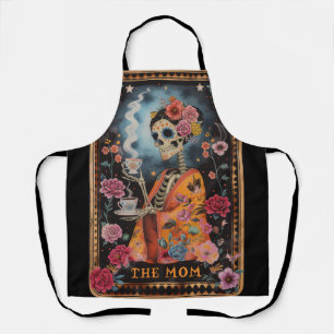 The Mom Sugar Skull Tarot Apron
