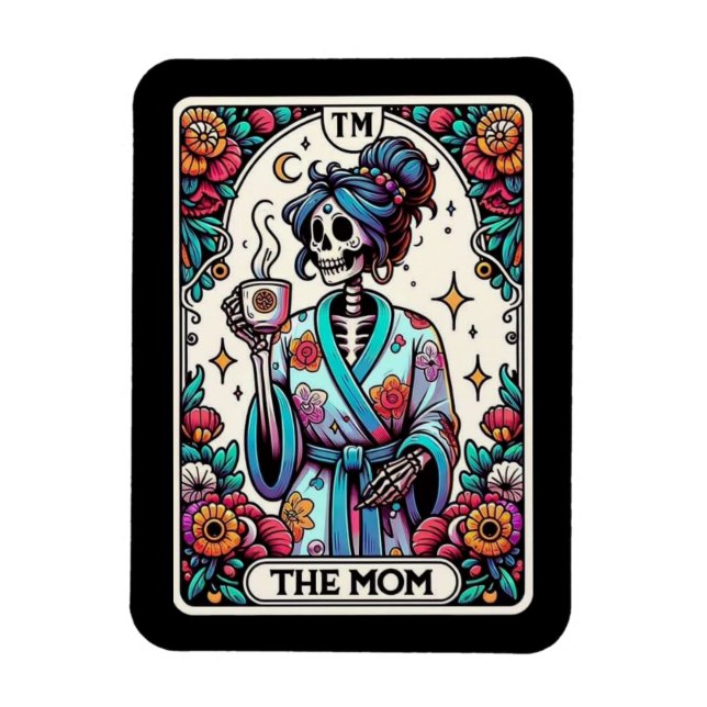 The Mom Tarot Card Magnet (Vertical)