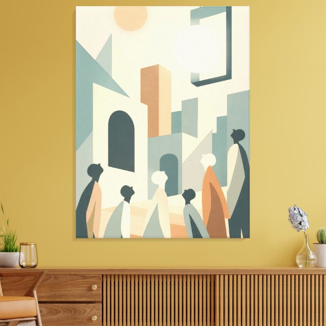 The Moment Before – Doubt and silence Canvas Print (Insitu(LivingRoom))