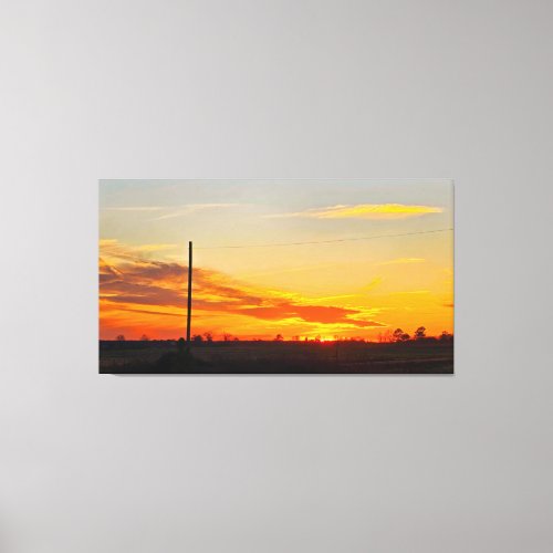 The Moment Before Night Canvas Print