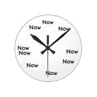 The Moment is Now clock