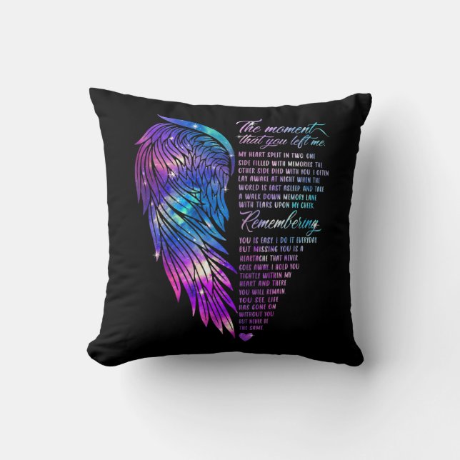 The Moment That You Left Me My guardian My Myth Throw Pillow (Front)
