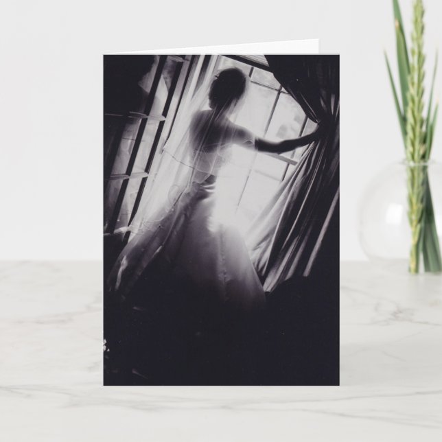 "The moment you arrived." Card (Front)