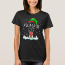 The Momma Elf Christmas Family Matching T-Shirt The Momma Elf Christmas Family Matching T-Shirt