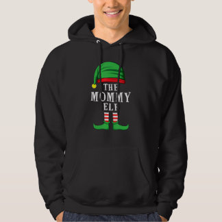 The Mommy Elf Christmas Family Matching Group Hoodie