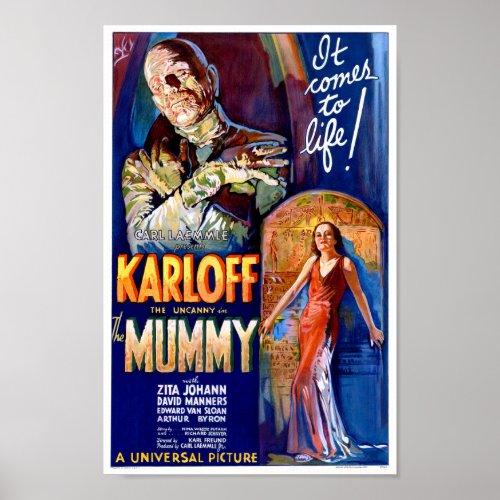 The Mommy Vintage Horror Movie Poster
