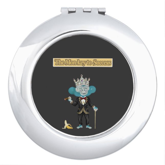 The Mon-Key to success Compact Mirror (Front)