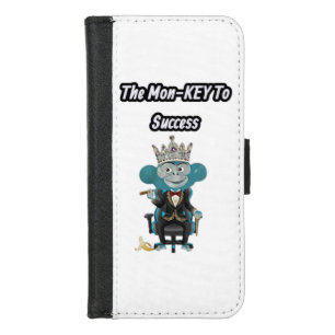 The mon-key to success iPhone 8/7 wallet case